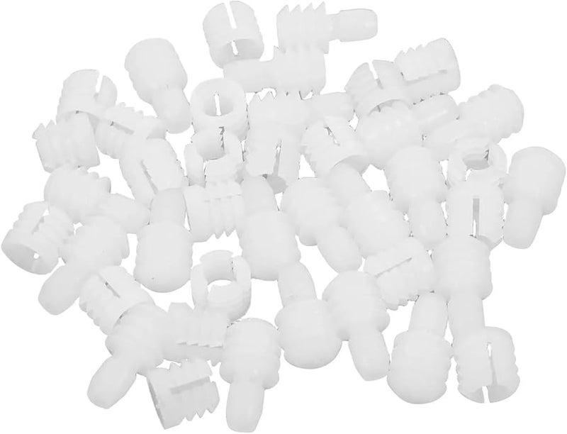 80Pcs Hinge Expansion Plugs with Pre Inserted Nuts for Furniture Repair and Cabinet Hardware Fastener - Image 1